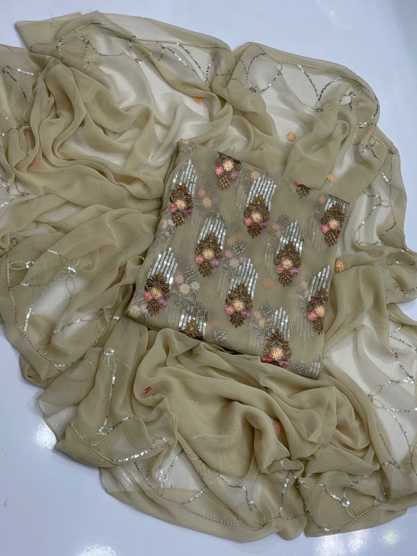 Hand Made Computer Embroidered Suits
